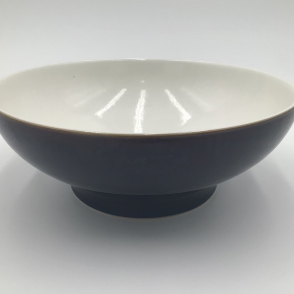 Denby Storm (retired) Stoneware Purple Serving Bowl Dish - Picture 6 of 8